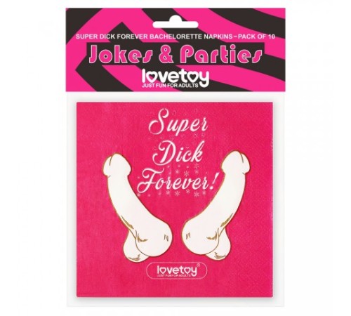 Салфетки для Вечеринки Super Dick Forever Салфетки для Вечеринки Super Dick Forever